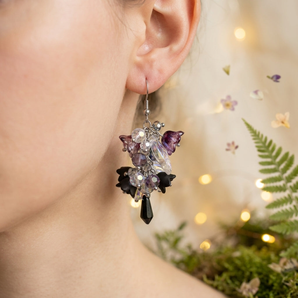 Kolczyki "Eteryczny Ogród Północy"